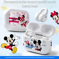 Disney Mickey auriculares inalámbricos Bluetooth 5,4 batería de larga duración auriculares deportivos con Clip estéreo HIFI auriculares con cancelación de ruido