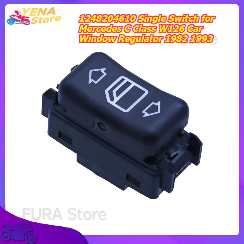 

1248204610 Single Switch for Mercedes C Class W126 Car Window Regulator 1982 1993