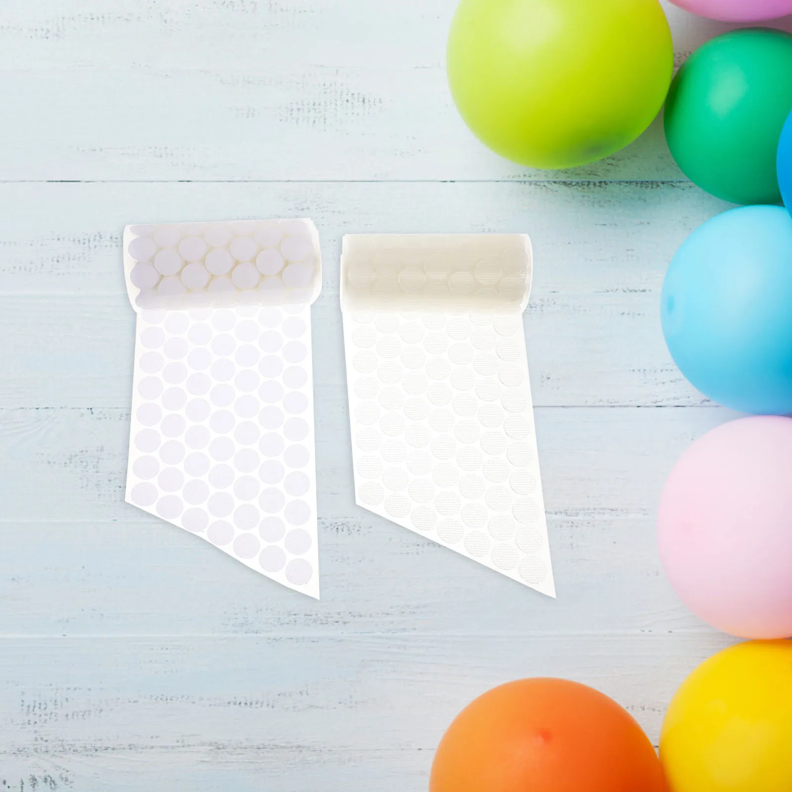 

Self Adhesive Removable Round Sticker Dot Sticky Tape White Putty Dots for DIY Craft Balloon Invitation Wedding