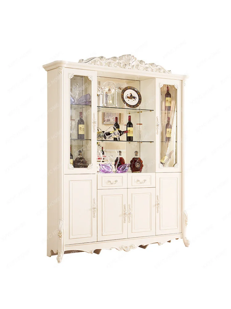 Sideboard Cabinet Wine Cabinet Integrated Wall Kitchen Storage Cabinet Restaurant Multi-Functional Storage Organizer Tea Cabinet