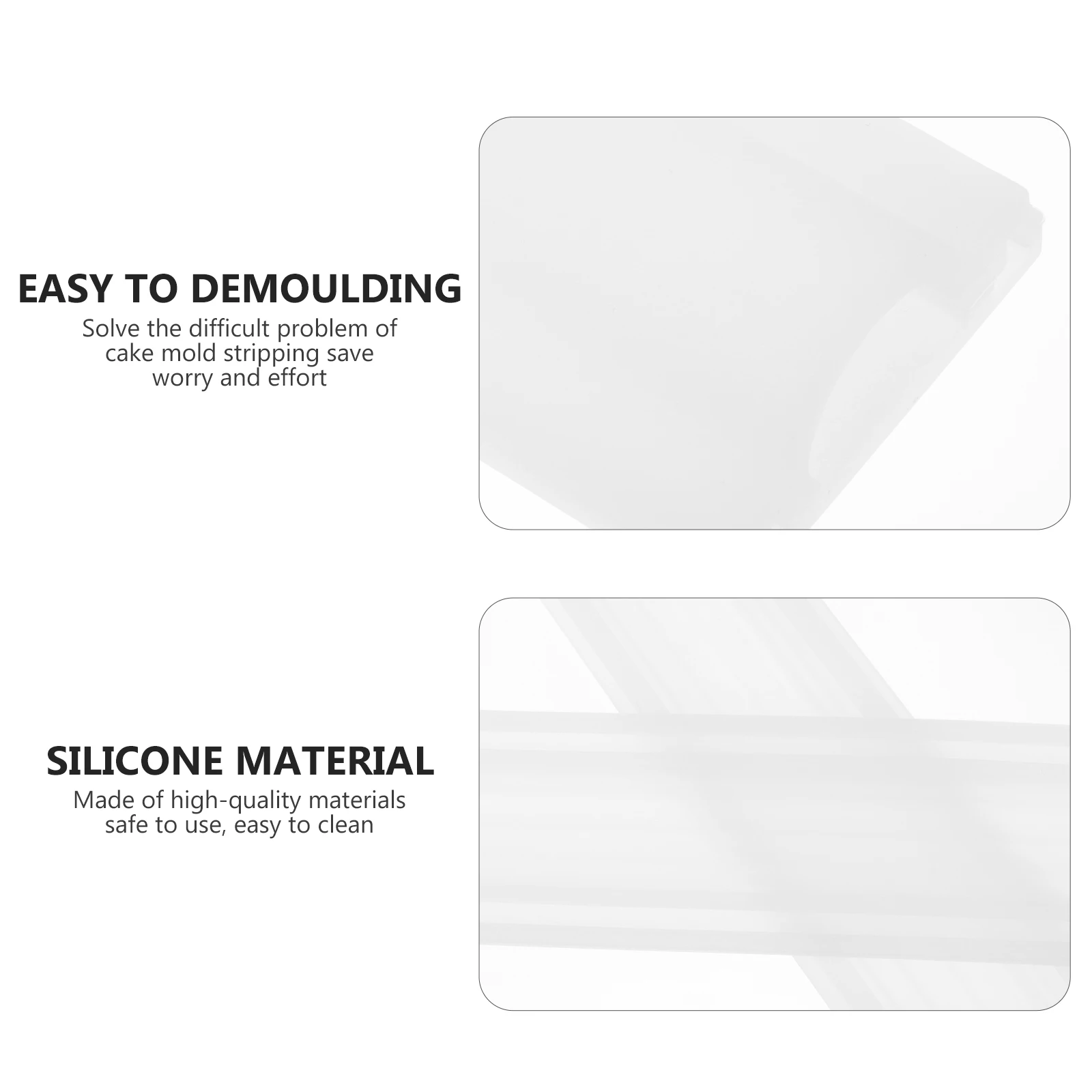 

Creative Sandwich Tube Mold Non-Stick Silicone Baking Diy Mould For Cake Soap Making Easy Clean Desktop Craft Homemade