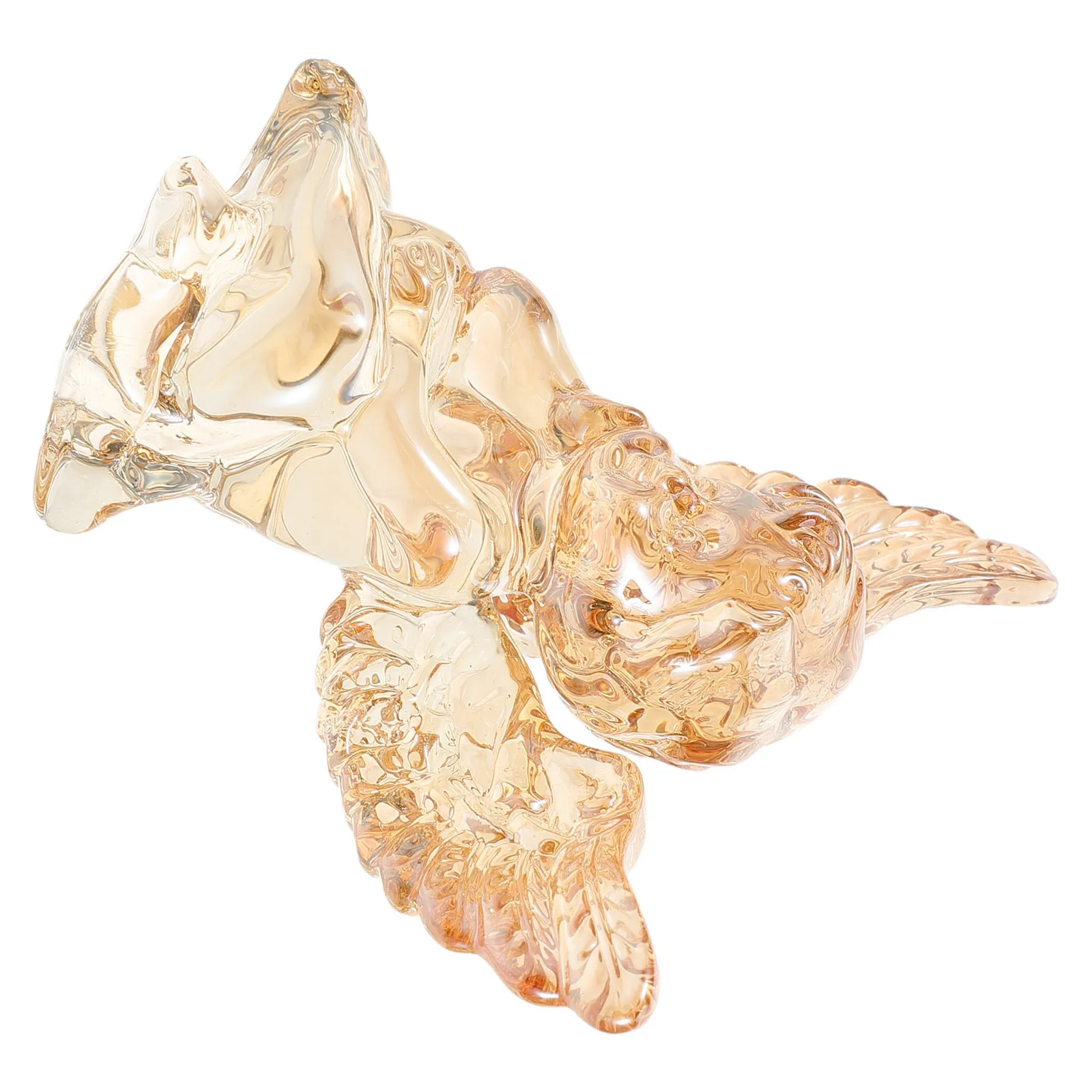 

Crystal Angel Statue Luxurious Home Decor Ornament Decorative Accent for Bedroom Living Room Crystal Decoration