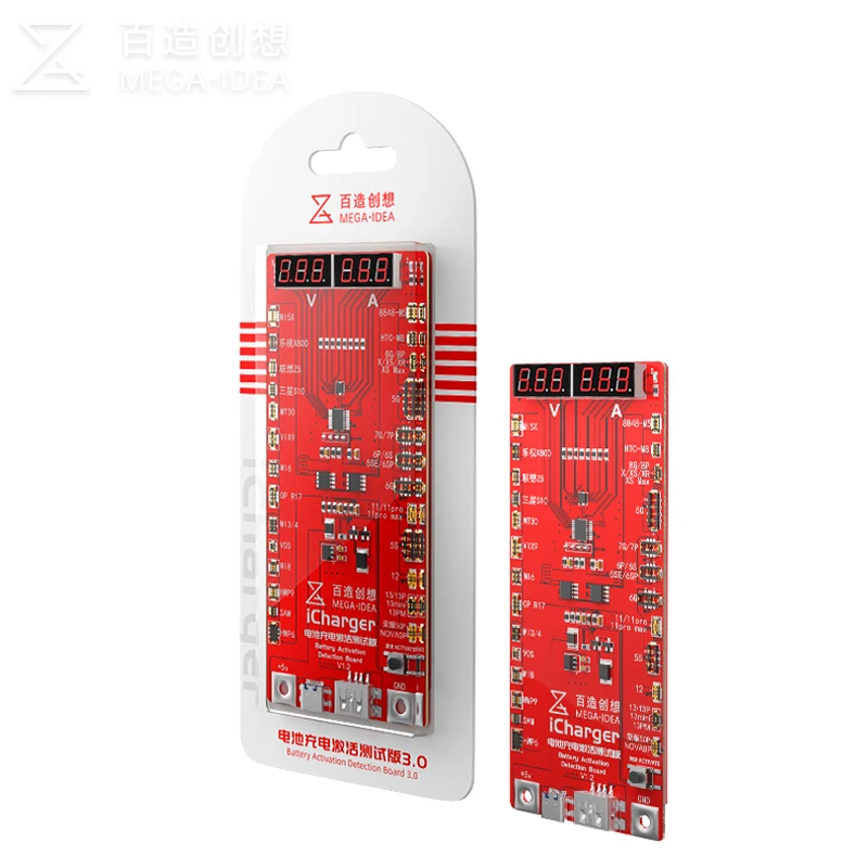 

Qianli MEGA-IDEA Battery Charge Activation Test Board for iPhone 5-13ProMax Samsung Xiaomi Android Phone One-Click Activation