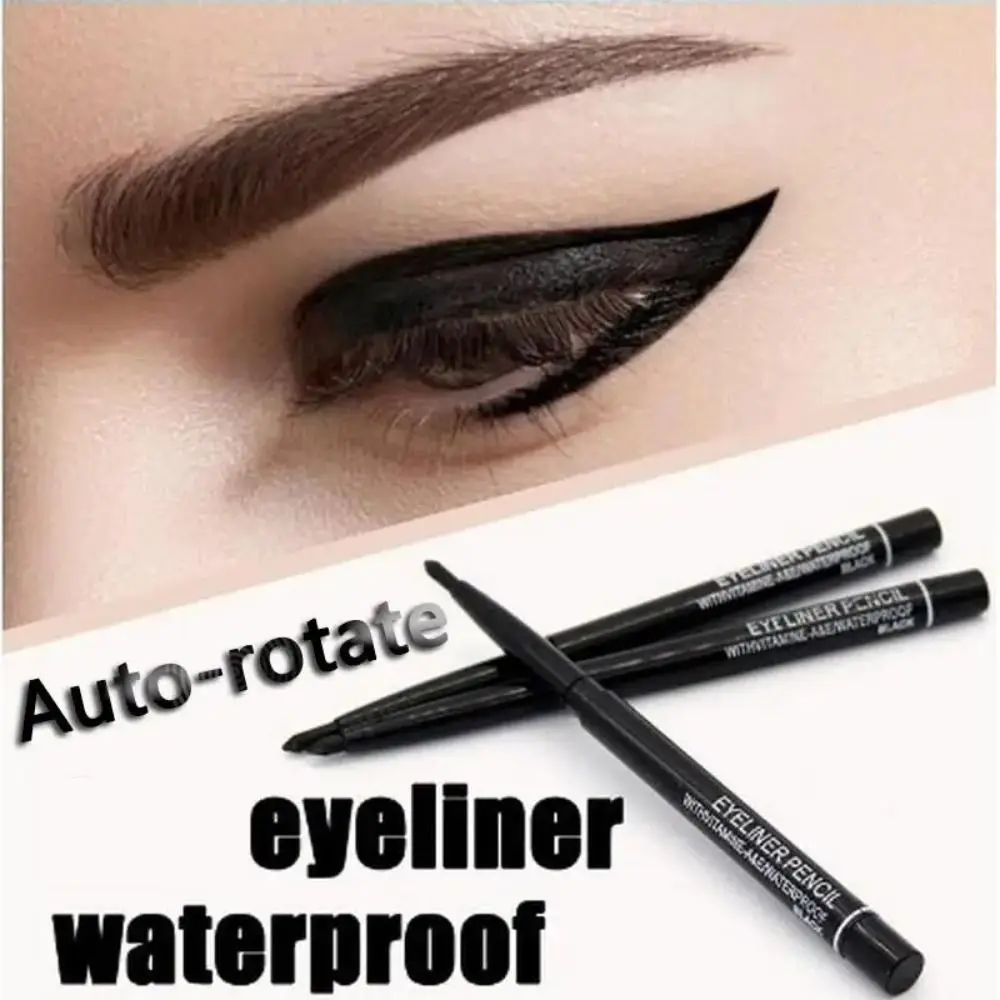 Late-model Women's Makeup Rotary Retractable Eyeliner Pencil Waterproof Eye Liner Pen