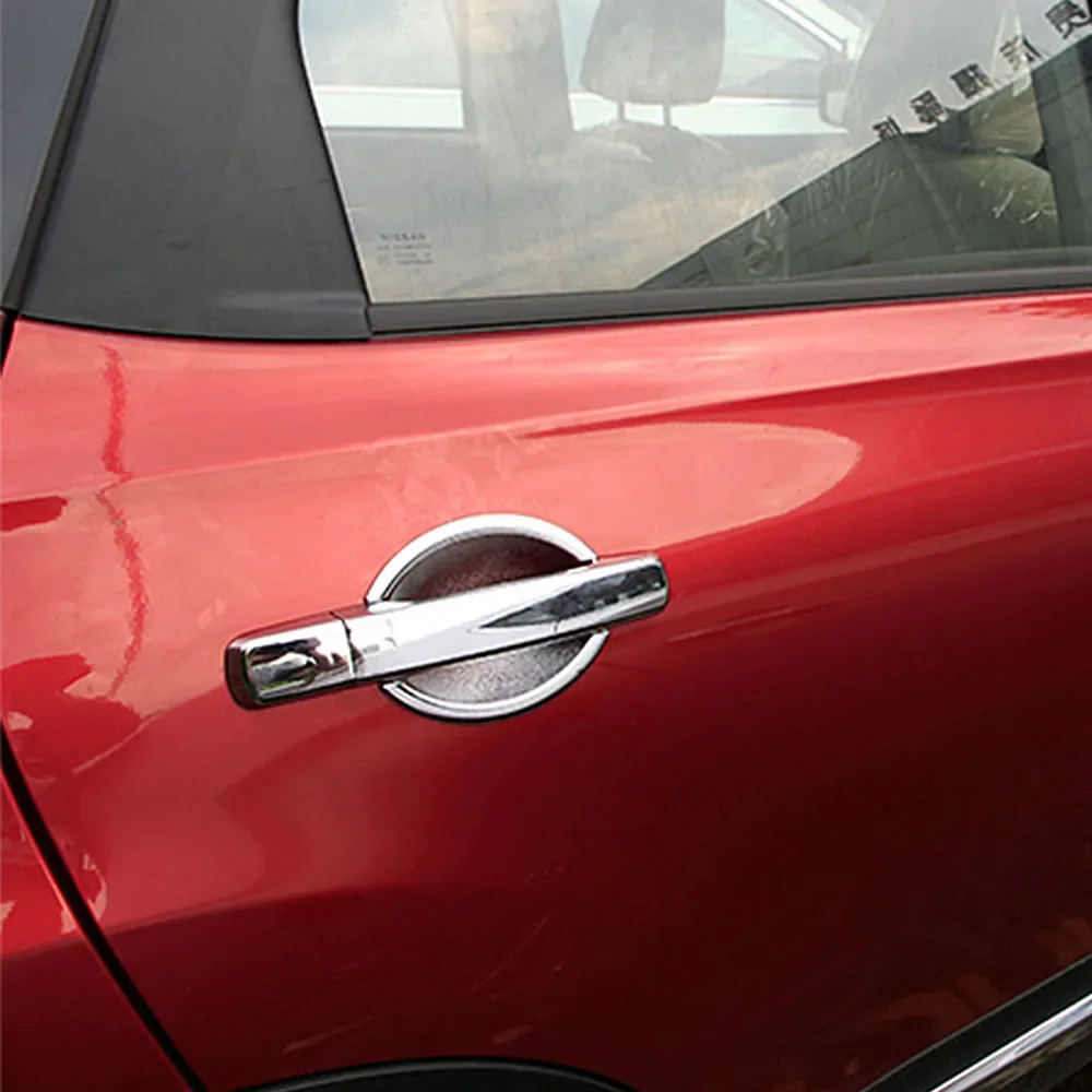 

Fit For Nissan Sentra Maxima Altima Qashqai Quest 2004-2012 ABS Car Styling Side Door Handle Cover & Door Bowl Cover Chrome Trim