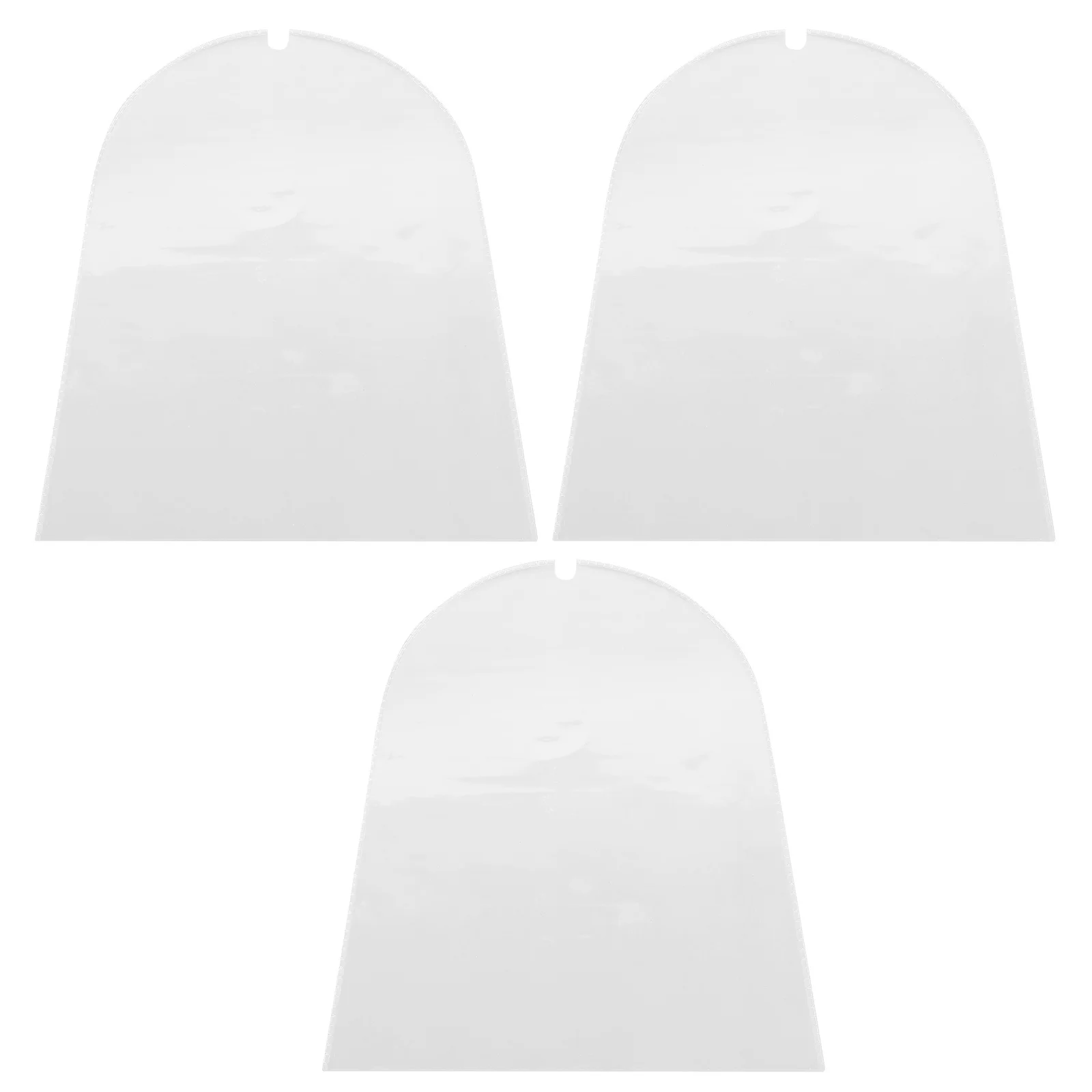 

3 pcs Pvc Transparent Protective Covers Waterproof Rainproof Dustproof Cases For Rain Covers