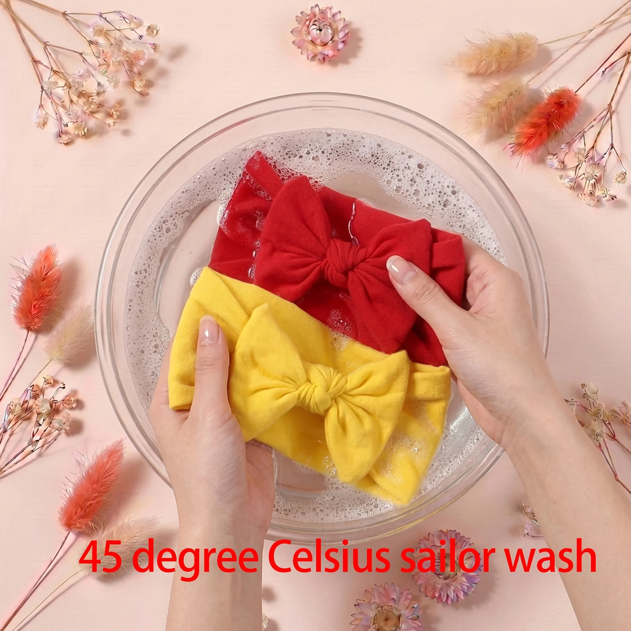 2Pcs/Set Baby Girl Headbands Big Bow Hair Accessories Soft Elastic Nylon Turban Headwrap for Newborn Infant Toddler 0-3Y Giftset