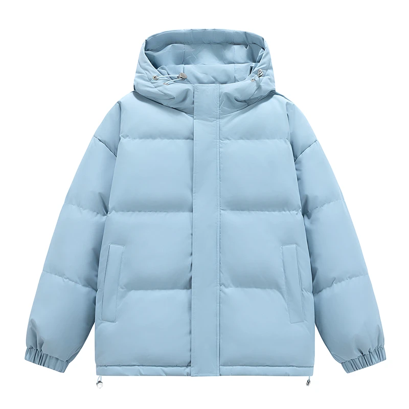 Men's Puffer Jacket Men's Coat Harajuku Hip Hop Hooded Coat Men Women Winter Parka Colorful Oversize Parka Korean Winter Jacket