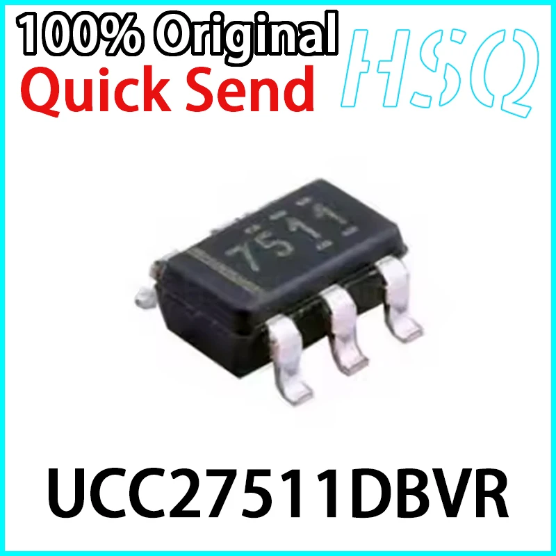 

5PCS New Original UCC27511DBVR Screen Printed 7511 Package SOT-23-6 Gate Drive IC Chip