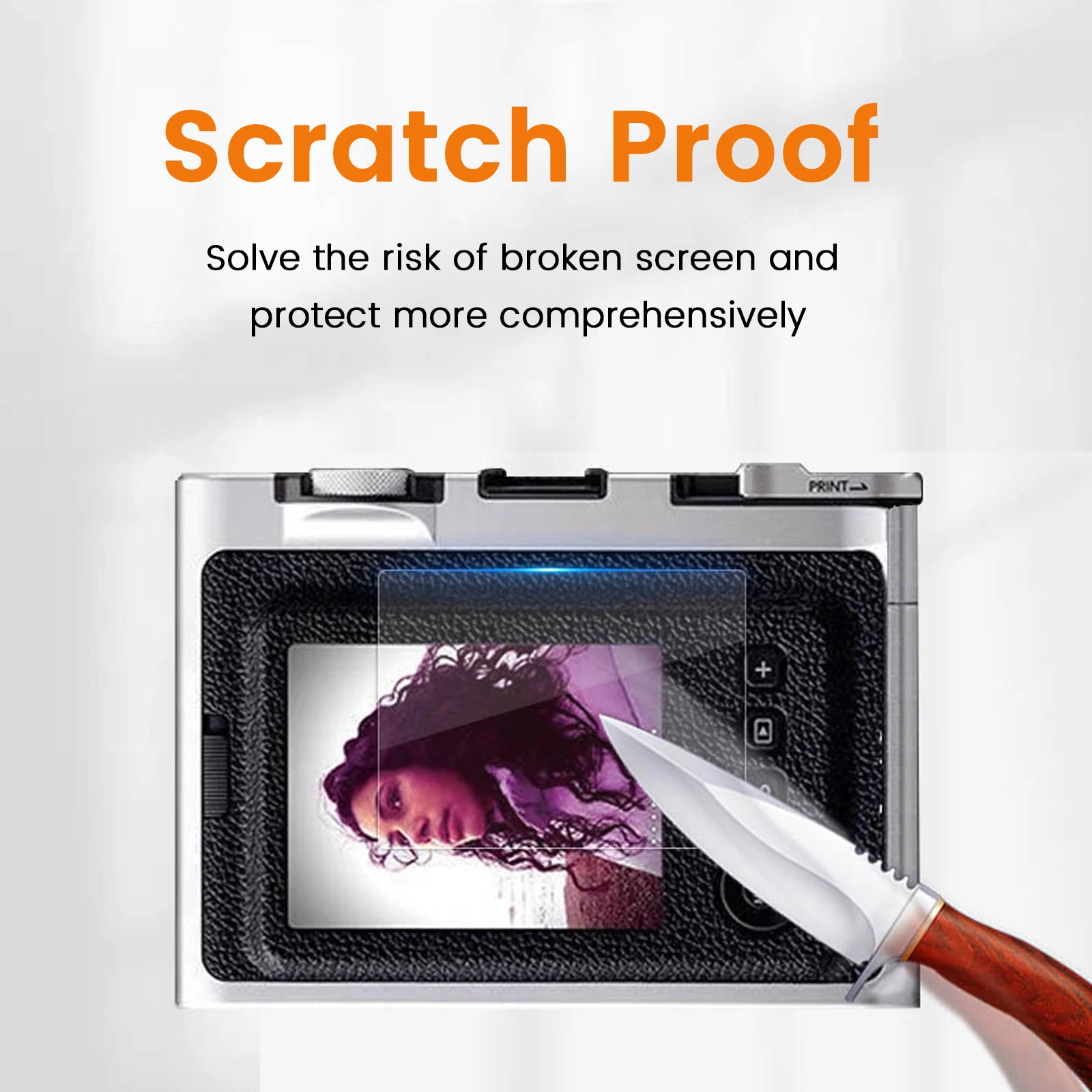 For Instax Mini EVO Instant Ultra New 9H Tempered Glass Thin LCD Screen Protector Scratch-Proof Glass For Instax Mini Camera
