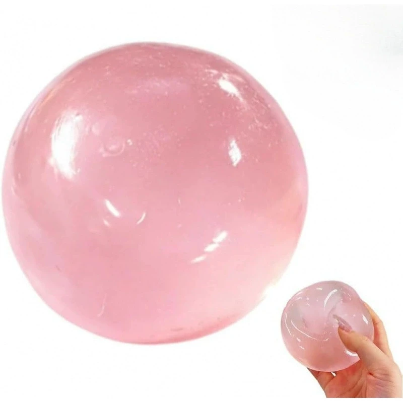 Vaseline Coconut Oil Filled Fidget Ball Pearl Transparent Color Stress Relief Sensory Toy Portable Handheld Calming Toy for ADHD