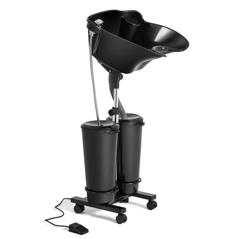 Removable shampoo basin Double barrel hair salon Portable shampoo Vertical electric with water pump Universal barber shop