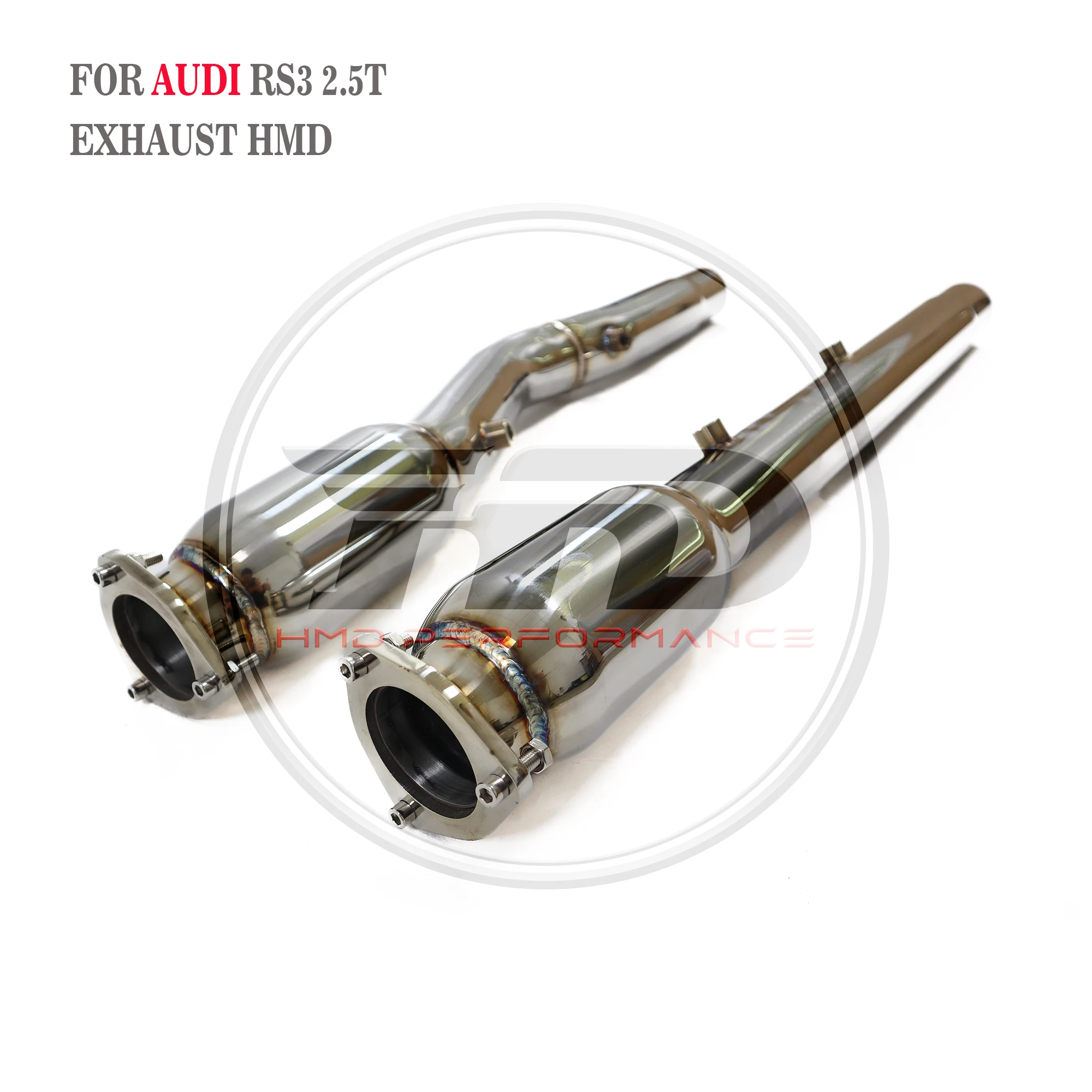 

HMD Exhaust System High Flow Performance Downpipe for Audi RS3 2.5T With Heat Shield OPF Middle Pipe