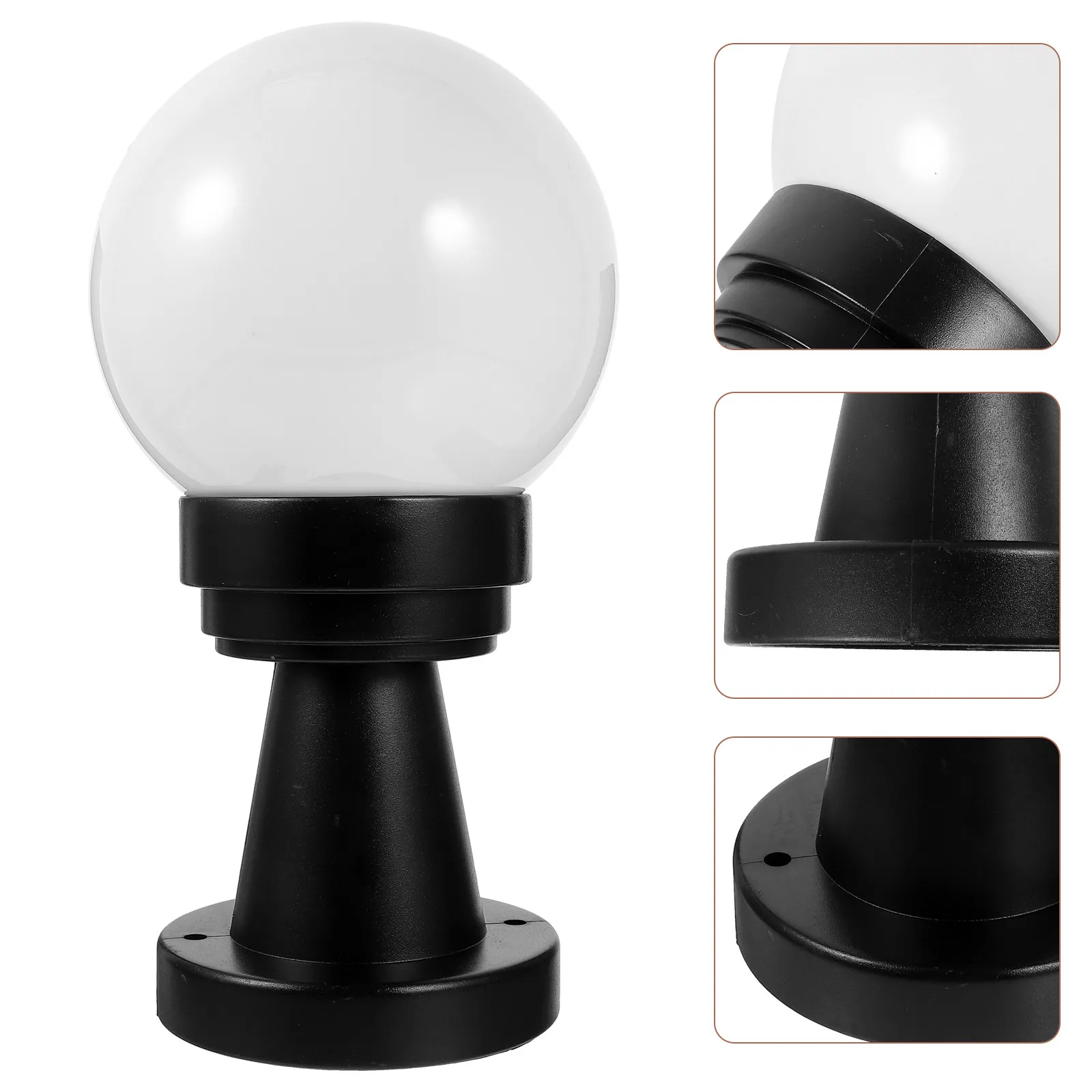 

Wall Lamp Shade Globe Replacement for Outdoor Post Mount Light Fixture Cover Courtyard Garden Decorative Lampshade Porch