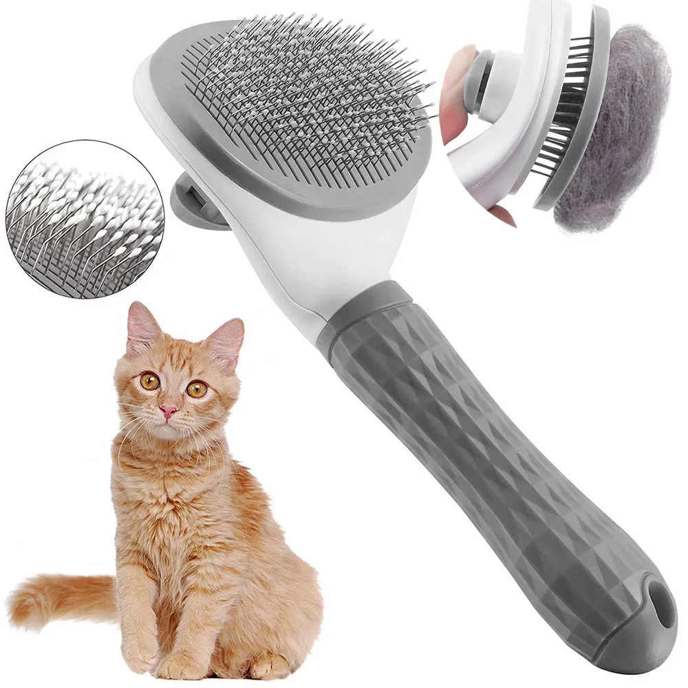 Pet Dog Hair Brush Cat Comb Grooming And Care Cat Brush Comb For Cleaning Pets Dogs Accessories Hairbrush Lice remover Dog toys