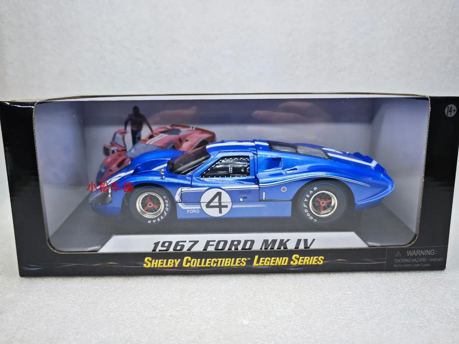 SHELBY 1:18 1967 FORD MK IV #4 Alloy Car Model Collectible