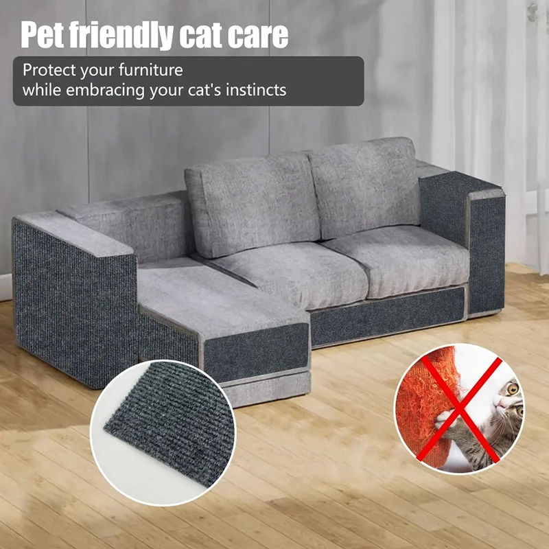 Cat Crawling Mat Anti Cat Scratch Sofa Grinding Climbing Frame Sofa Protection Self-adhesive Carpet Cats Scratch Board Cats Toys