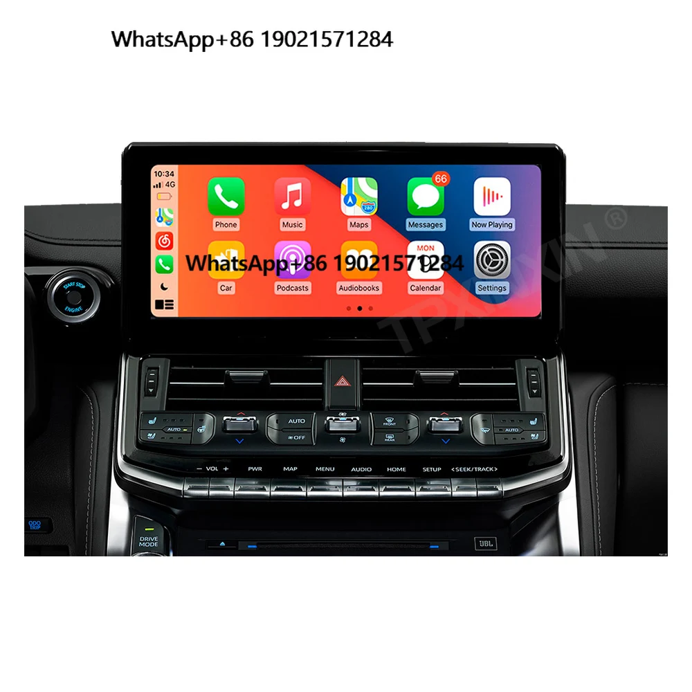 

For Land Cruiser Lc300 2021 2022 GPS Navigation Multimedia PX6 HD Touch Screen Video Player Carplay Auto Stereo