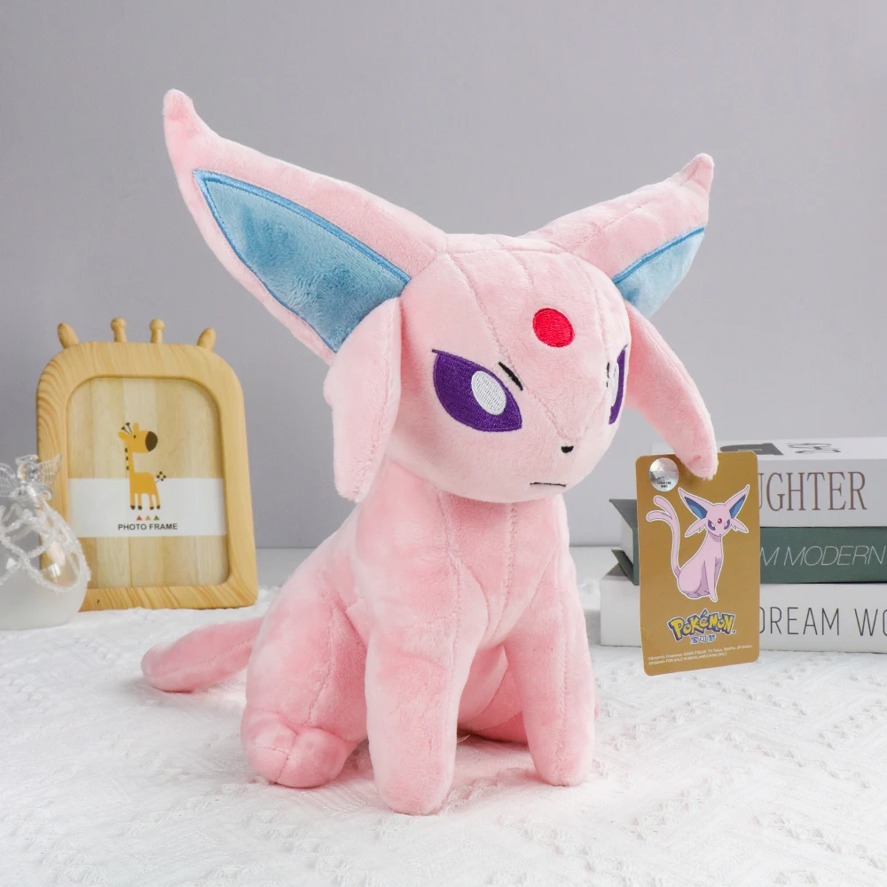 포켓몬 오리지널 Eevee 플러시 장난감 Sylveon Leafeon Umbreon Espeon Glaceon Jolteon 인형 부드러운 인형 그레이트 만화 생일 선물