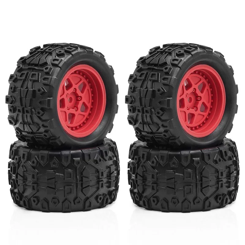 ยางล้อรถ RC ขนาด 12 มม. แบบหกเหลี่ยม 4 ชิ้น สำหรับ ARRMA TYPHON GROM GRANITE GROM อะไหล่แต่ง