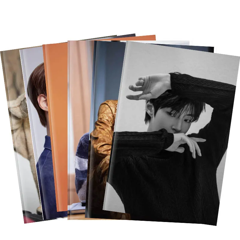 

59pages In-yeop Hwang Photobook Set With Poster Lomo Mini Card Sticker Badge Standee Key-chain Bookmark Photo Album Book