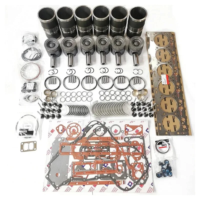 4BT 6BT 6CT 6CTA N14 KT19 NT855 QSM ISX ISX15 Diesel Engine Rebuild Parts Cylinder Liner Overhaul Repair Kit For