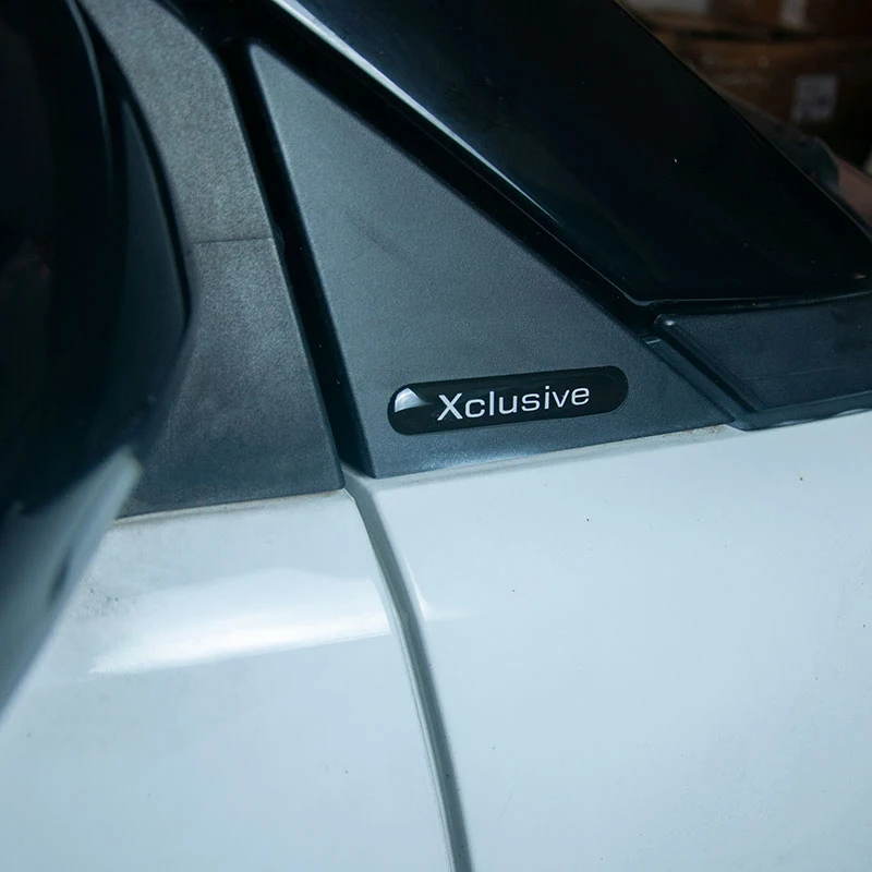ملصقات سيارة خارجية مقاومة للماء بشعار Xclusive ثلاثية الأبعاد لسيارة Mercedes Smart 451 450 Fortwo ملحقات الديكور