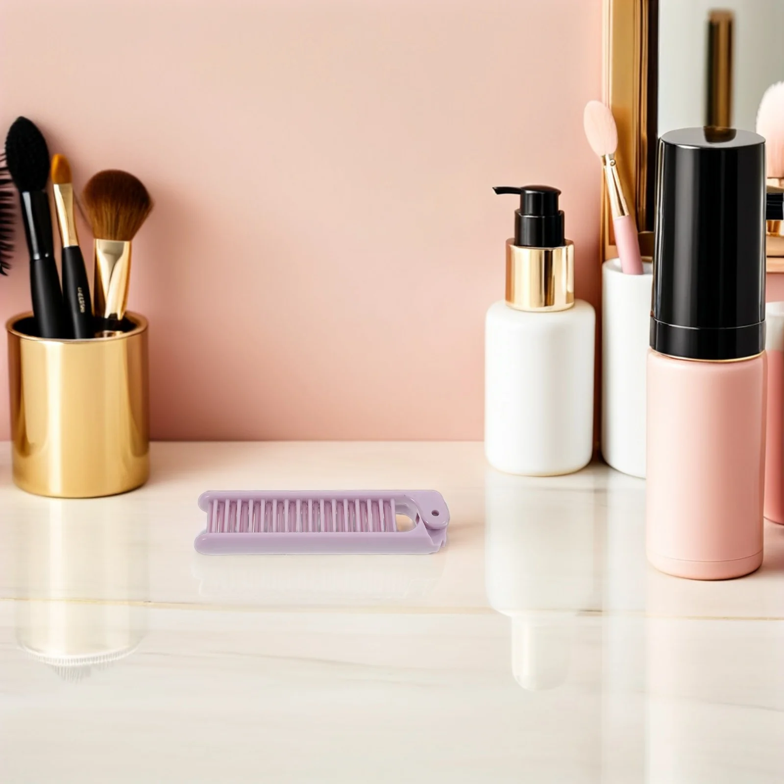 

Компактная складная дорожная щетка для волос, 9 шт., складная расческа с двумя головками, портативная мини-расческа для волос для мужчин и женщин, складная расческа для волос