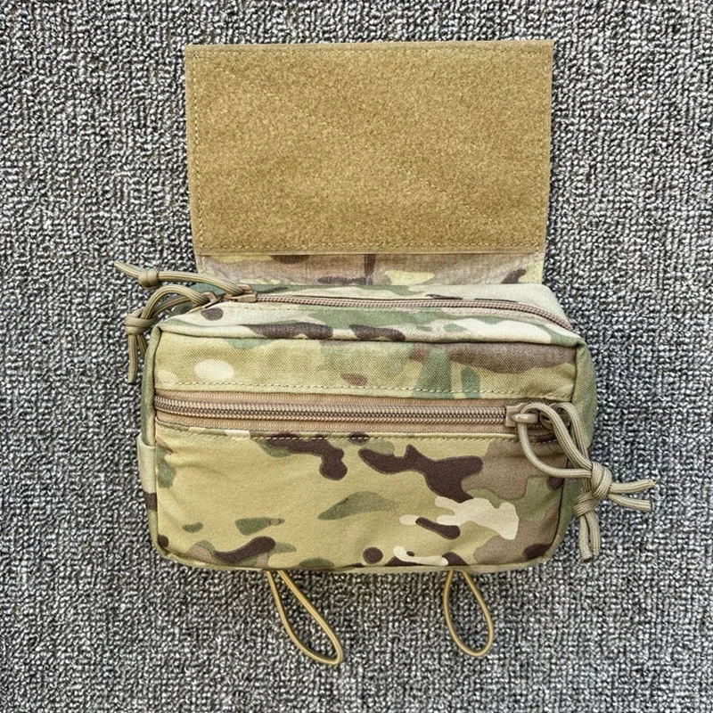

Tactical MK3 MK4 Drop Pouch Vest Plate Carrier Abdominal Fanny Bag Gear Chest Hanging EDC Storage Pouch