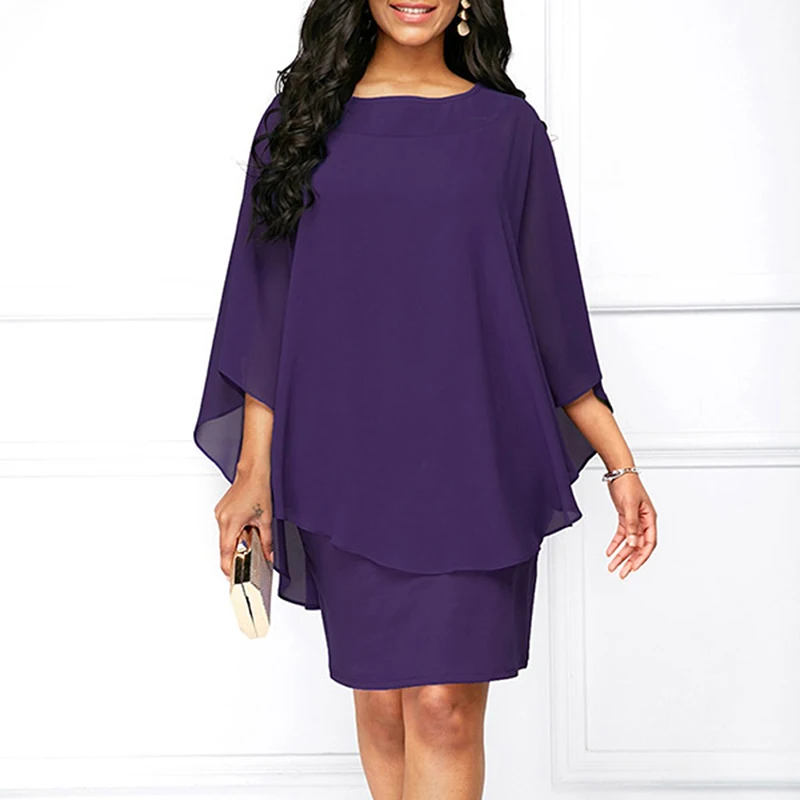 2023 mulheres mini vestido falso terno verão estilo cor sólida o pescoço casual solto plus size vestidos casuais vestido de praia