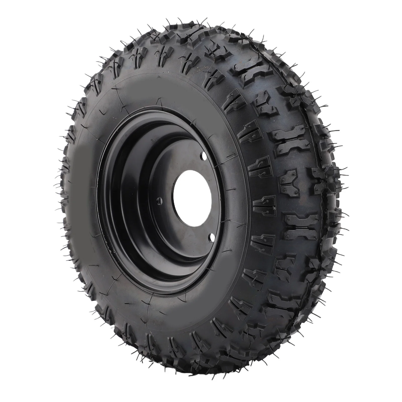 13x5-6 13x5.00-6 Tire 4 Ply Tubeless 3 Stud 6 Inch Rubber Tire with Rim for ATV Quad Off Road Go Kart Golf Cart Mini Bike Mower