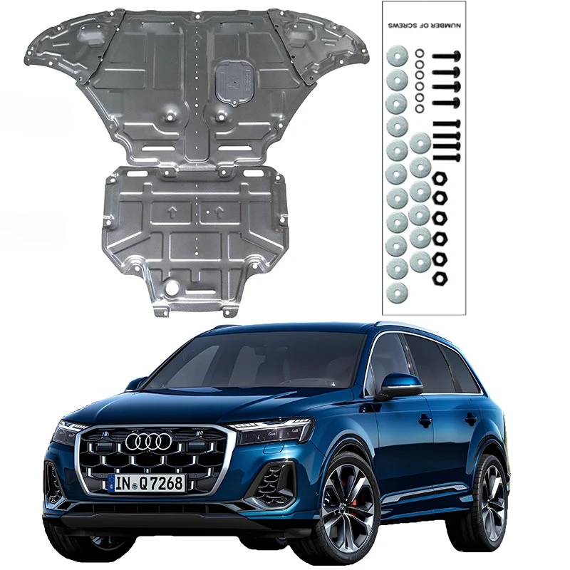 

Higher Quality Alloy Under Engine Guard Mudguard Board Splash Shield Mud Fender Plate Panel For Audi Q7 2017-2024 2.0T 3.0T
