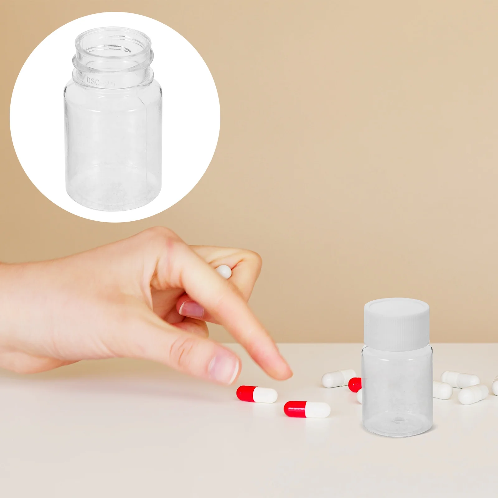 

12pcs Travel Size Containers Clear Plastic Refillable Bottles Leakproof Small Medicine Containers For Liquid Toiletries Outdoor