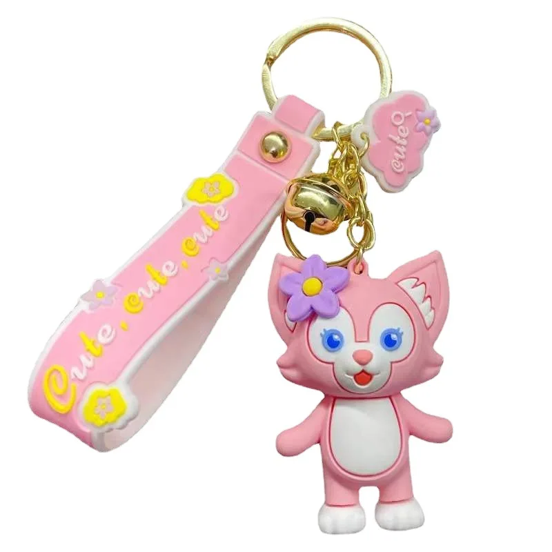 Anime Cute Figure LinaBell ciondolo Kawaii portachiavi accessori per gioielli in Silicone decorazione giocattoli per bambini ragazze regali di compleanno