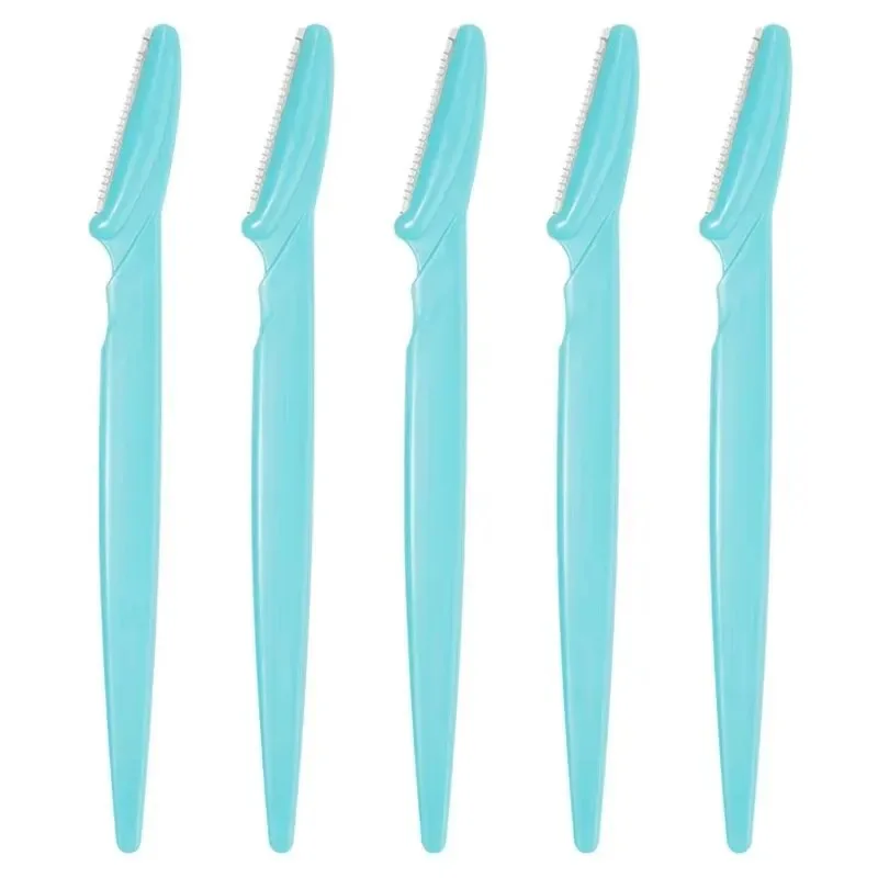 5pcs 스테인레스 스틸 눈썹 트리머 샤프 스크래쳐 눈썹 스크레이퍼 눈썹 트리머 메이크업 및 눈썹 수리 도구