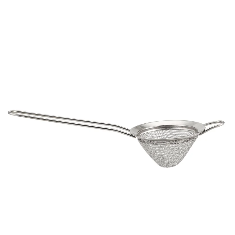 

AEA9-Stainless Steel Small Strainer Fine Mesh Strainer, Mini Cocktail Strainer For Cocktails Tea Herbs Coffee & Drinks