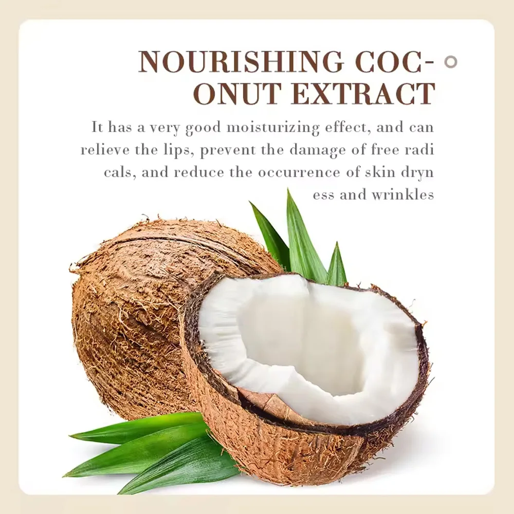 Coconut Lip Balm Healing Moisturizing All-natural Lip Mask For Dry Lips Lip Moisturizing Power Lip Care Nourishing Repair