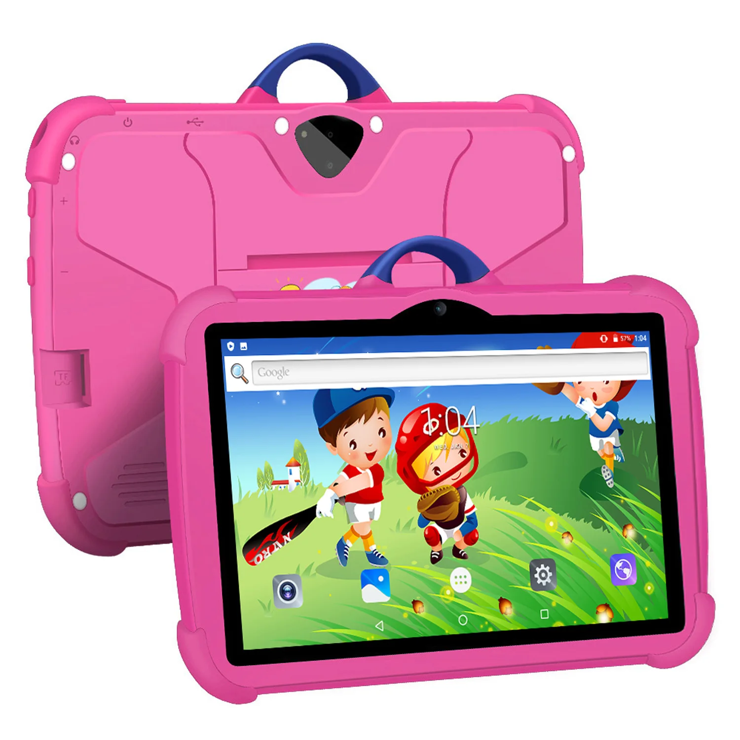 2025 New 7 Inch 5G WiFi Kids Tablets For Study Education Quad Core 4GB RAM 64GB ROM Bluetooth Dual Cameras Tablet PC Android 13