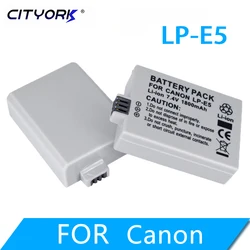 LP-E5 LP E5 LPE5 Li-ion Digital Camera Battery + LCD Dual Charger for Canon EOS 1000D 500D 450D Kiss X3 X2 F EOS Rebel XS XSi