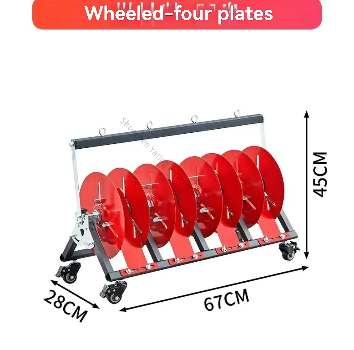 

New Wire Pay-off Rack Pay-off Wire Reel Pay-off Artifact Folding BV Line Four disc Multi-wire Home Improvement Line Tool