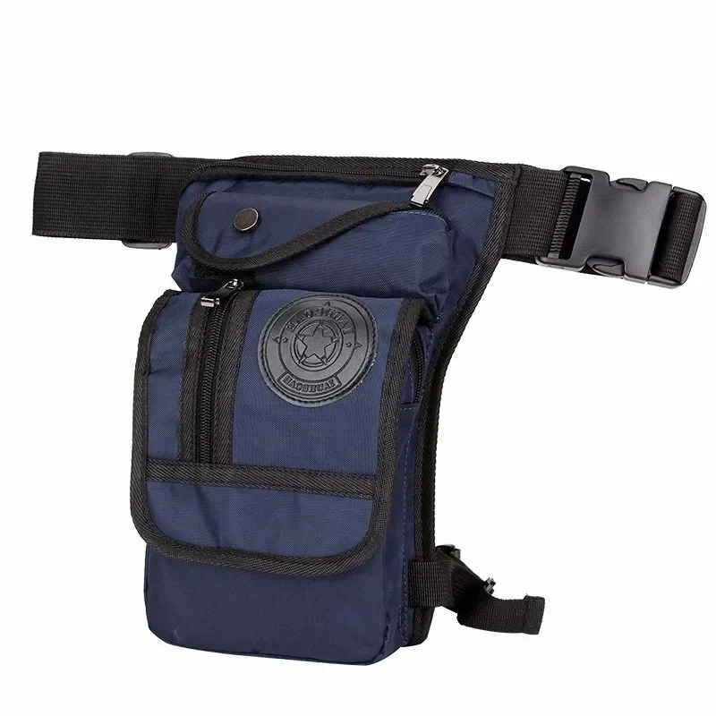 Nylon Drop Legs Fashion Hip Waist Pack Thigh Bum Fanny Packs Multifunction Tactical Riding Male Shoulder Messenger Bag