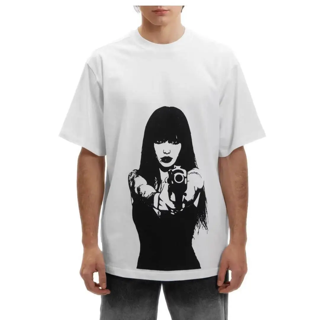 

Casual Loose Printed Cotton T-irt Women's Top Comfortable Breathable round Ne ort Sve Summer irt Commute Sle