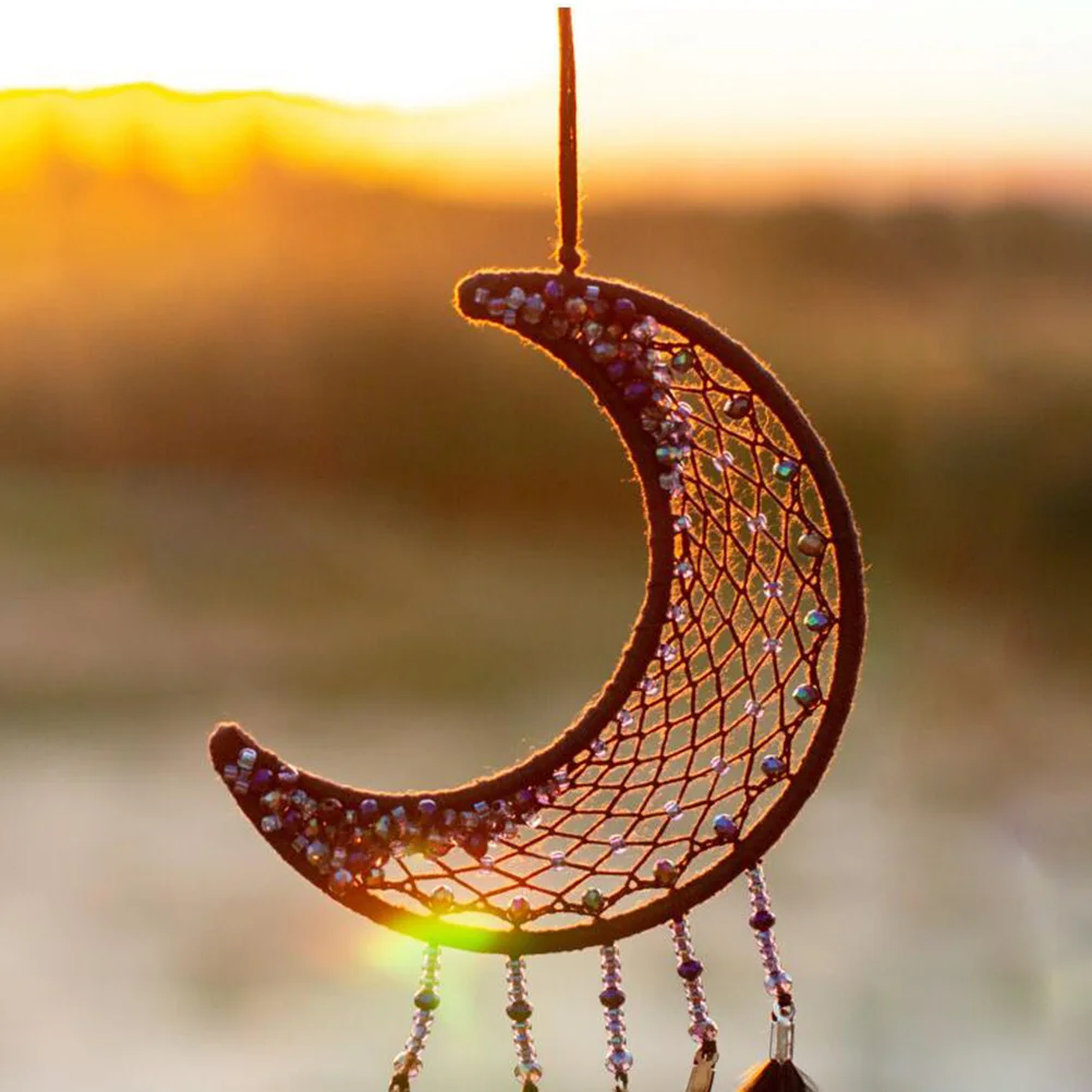 

9Pcs Dream Catcher Materials Metal Hoops Premium Iron DIY Craft Rings for Wind Chimes Garlands Mandala Wall Decor Moon Star