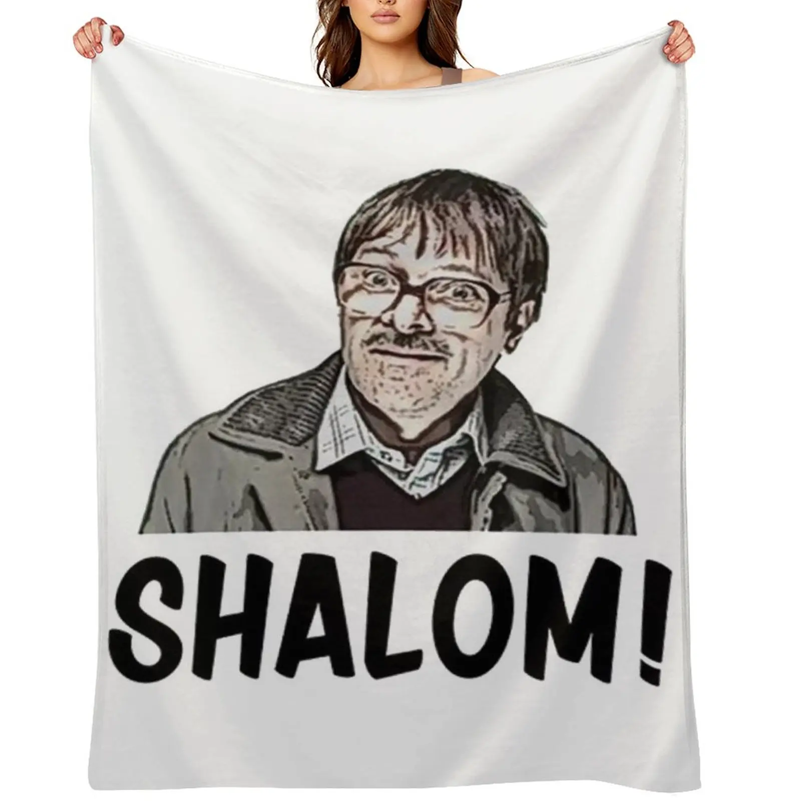 

Shalom Jackie Parody Throw Blanket cosplay anime Summer Beddings Furrys Furry Blankets