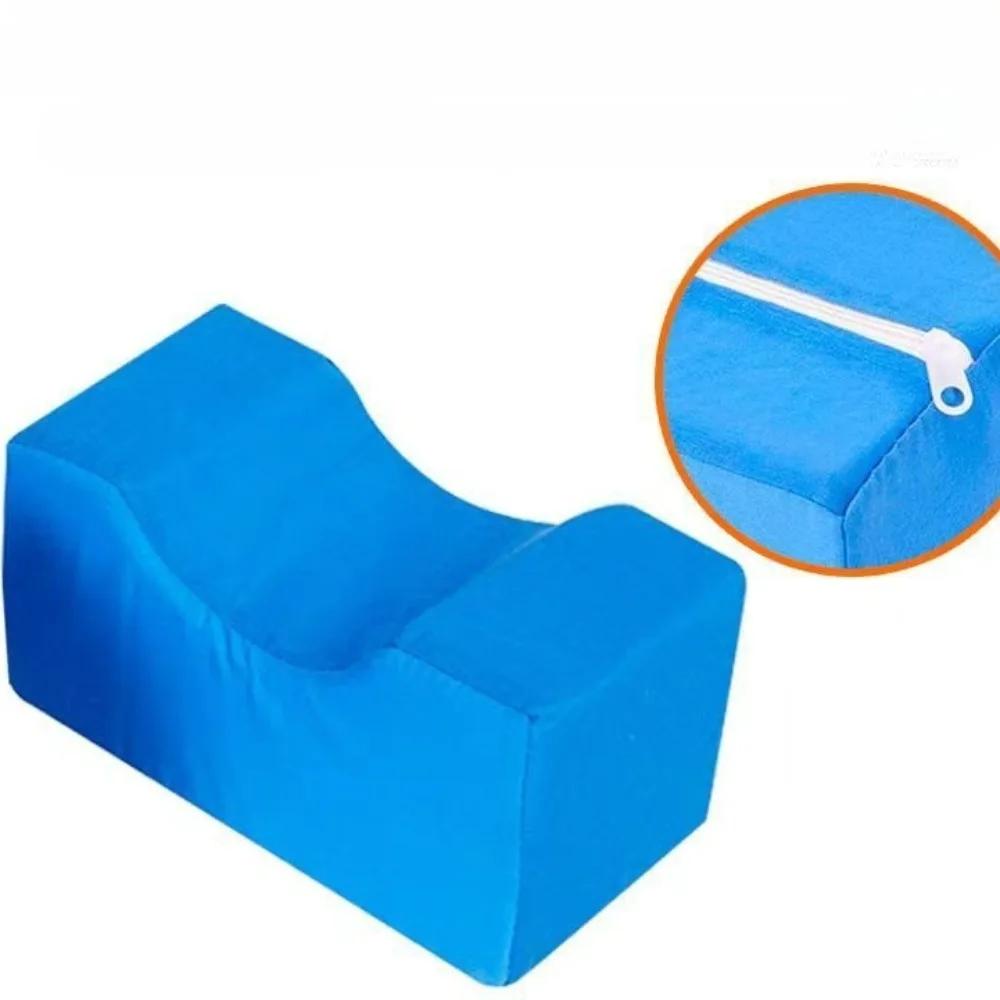 Reposapiés de esponja para piernas, cojín de espuma viscoelástica para relajación, almohada de soporte de masaje, cojín de soporte para aliviar el dolor de piernas portátil suave