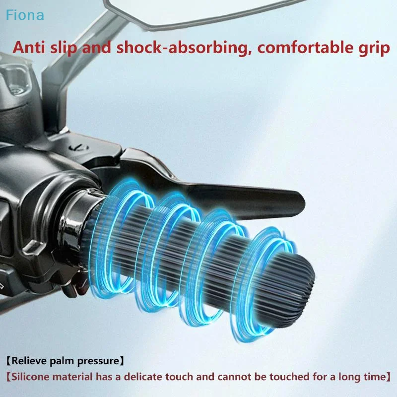 ✔2Pcs Motorcycle Handlebar Cover Brake Covers Self Shrinking Non-Slip Silicone Motorcycles Grip Covers Sleeve Cover Protector