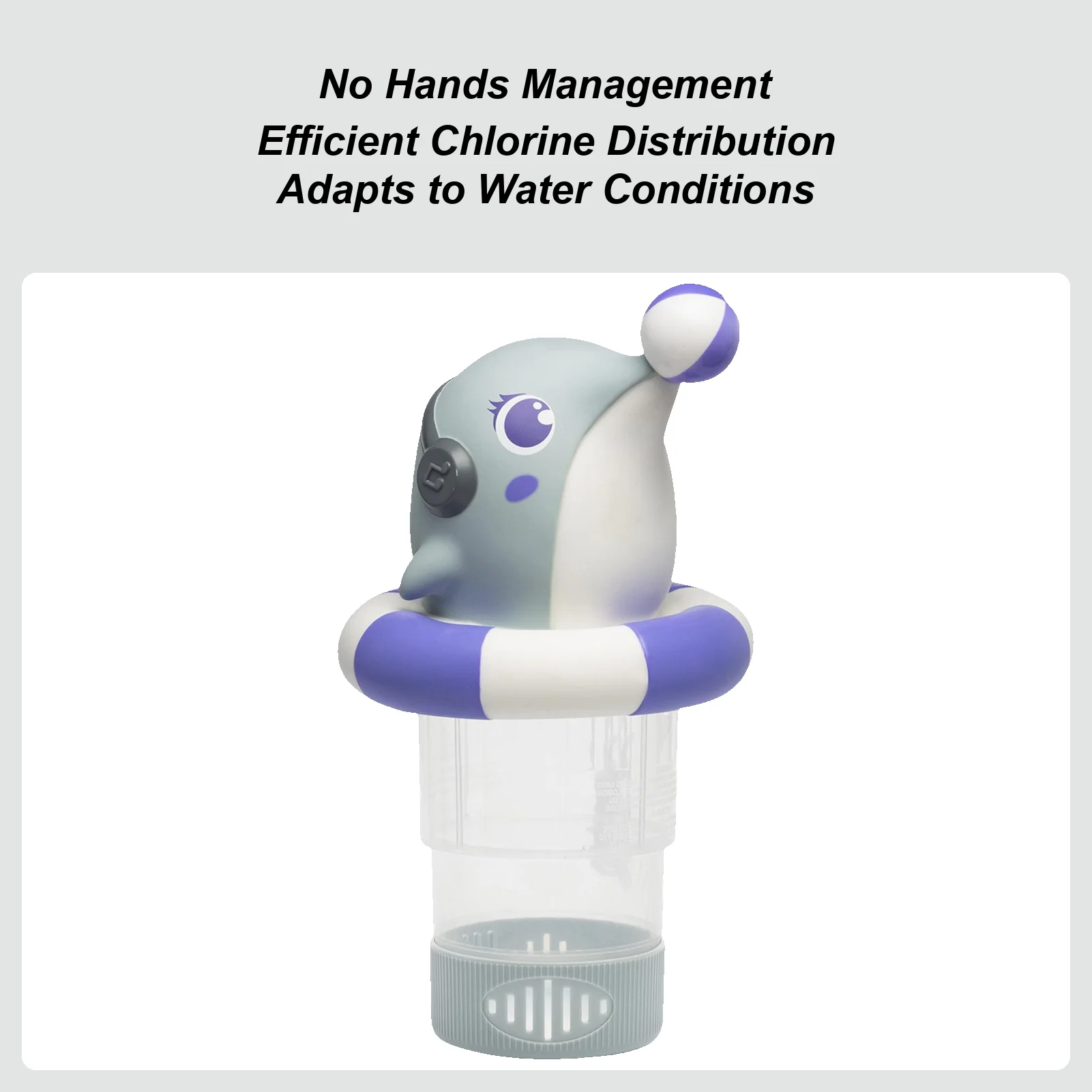 

Диспенсер для хлора с дельфином, мультяшный держатель для таблеток с хлором, поплавок, высокоэффективный хлоратор, поплавок для животных, украшение для спа