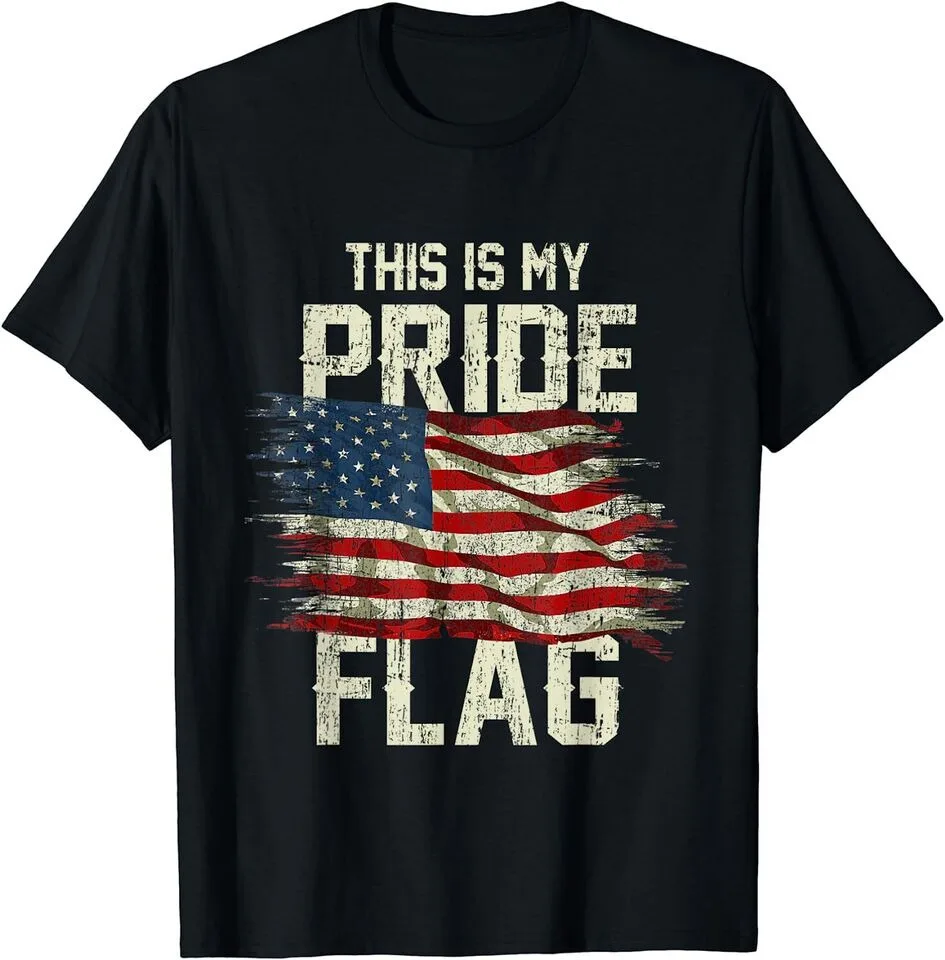 

This Is My Pride Flag USA American 4th of July Gift Unisex T-Shirt