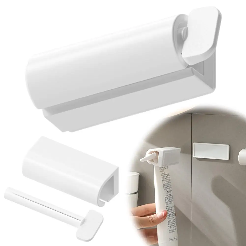 

Household Wall Mount Magnetic Toothpaste Squeezer, Suitable For Facial Cleanser, Hand Cream, Toothpaste, Manual Squeezer Z2O9