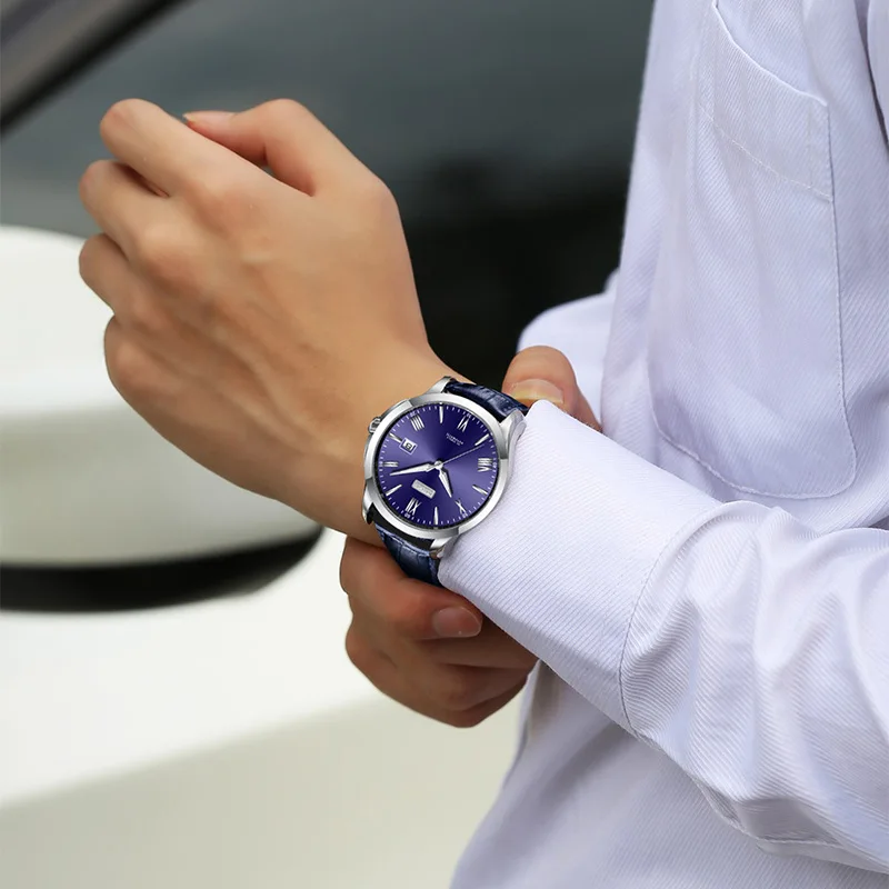 

High-quality Men's Mechanical Stainless Steel Watch, Simple Design, Exquisite Craftsmanship